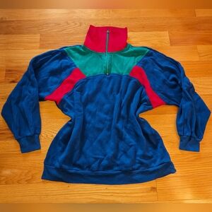 Vintage 90s tracksuit quarter zip (sporting club)